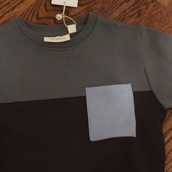 BNWT Fleece Lined Colorblock Top Size 5 - Picture 5 of 14